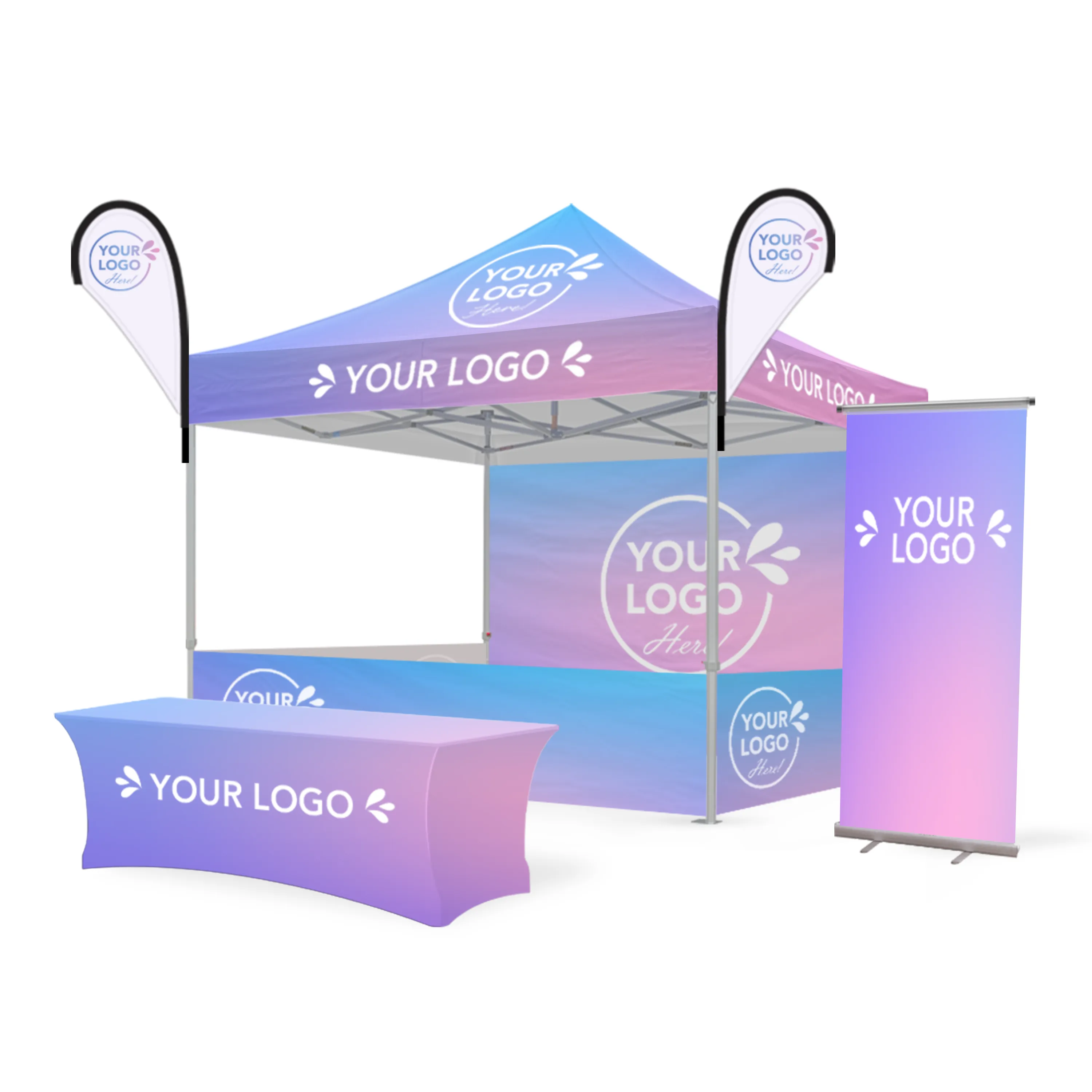 10’ x 10’ Custom Canopy | Custom Elite Package