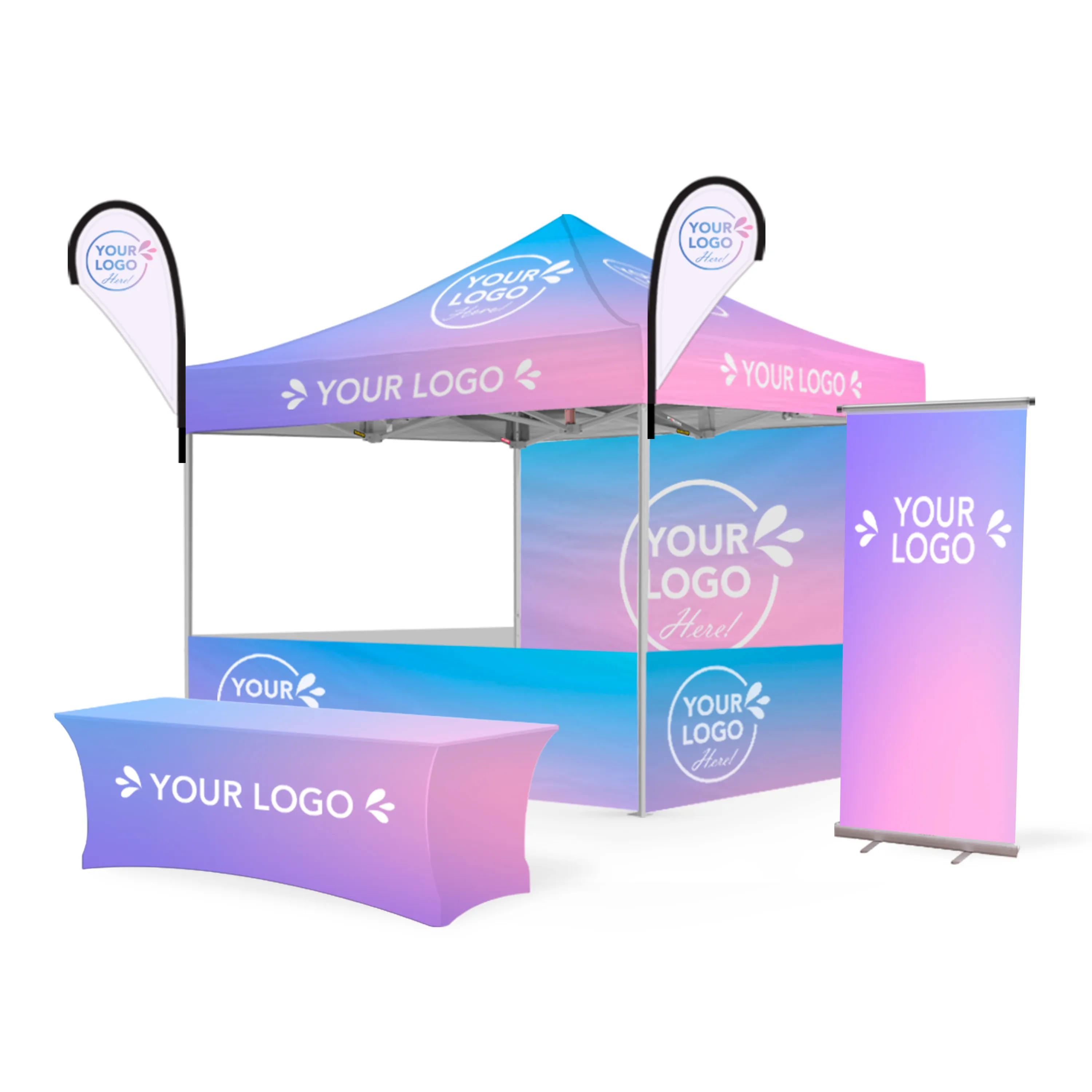 10’ x 10’ Custom Canopy | Custom Elite Package