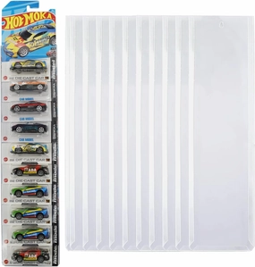 10pcs Model Car Display Case Wall Mount Holds Up to 100 Cars - Compatible with Matchbox Packaged Cars - Diecast Blister Packed Toy Car Organizer Display Shelf Rack Wall Storage