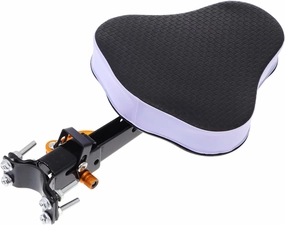 1 Set Electric Bike Safety Seat with Backrest Cushion for Bicycle Comfortable and Easy to Install Saddle for Boys