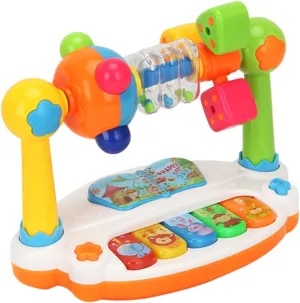 1Pc Musical Educational Piano for Glowing Musical Teaching Aid Fun Preschool Music Plaything for Imagination Creativity Development Present