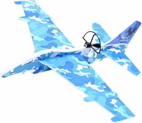 1pc USB Rechargeable Camouflage Airplane Toy for Boy Girl Aircraft Model Lightweight Design Feature Random