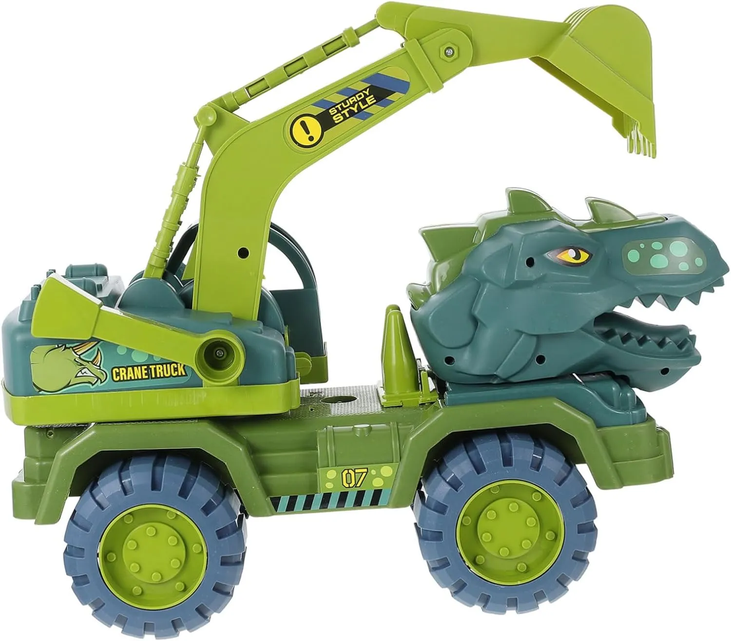 1Set Cartoon Dinosaur Pull Back Truck Plaything with Realistic Design for Outdoor Fun and Imaginative Play for Preschoolers