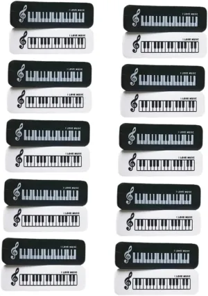 20 pcs Cute Piano Shaped Erasers Small Decorative Erasers for School Supplies Reward Party Favors and Classroom Rewards for Students and Back to School Essentials
