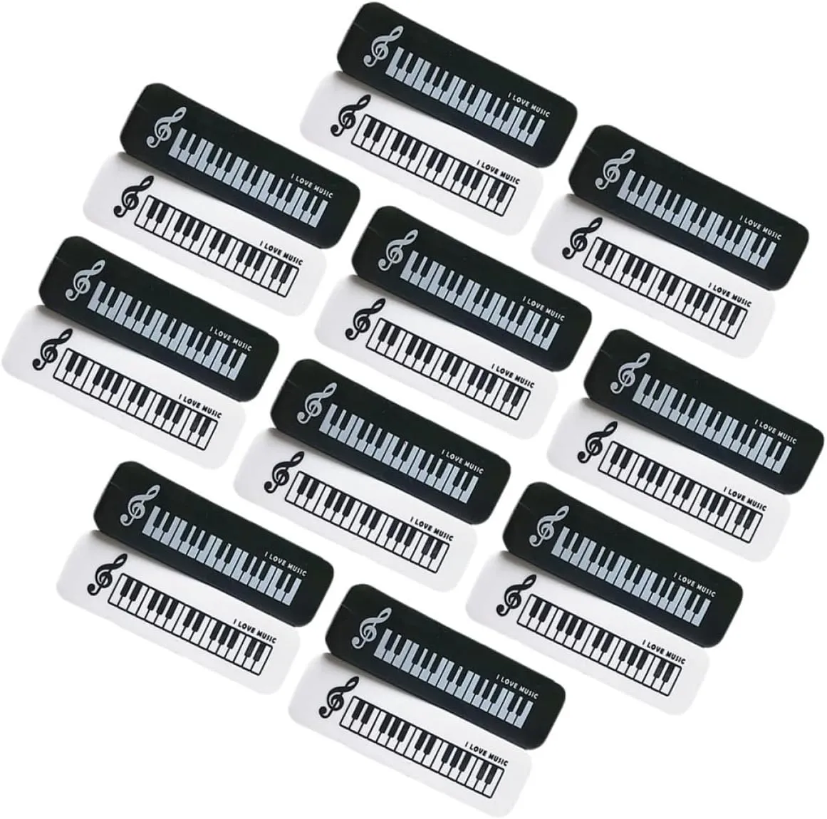 20 pcs Small Piano Shaped Erasers Cute Portable School Erasers for Students as Party Favors Classroom Rewards and Game Prizes Convenient and Lightweight Design