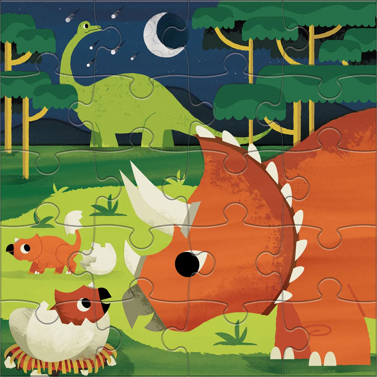 20pc Magnetic Puzzle | Dinosaur