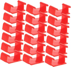 20pcs Train Railway Securing Clips Track Connectors for Model Railways Track Fasteners for Boy Girl Train Clip Accessories Playtime