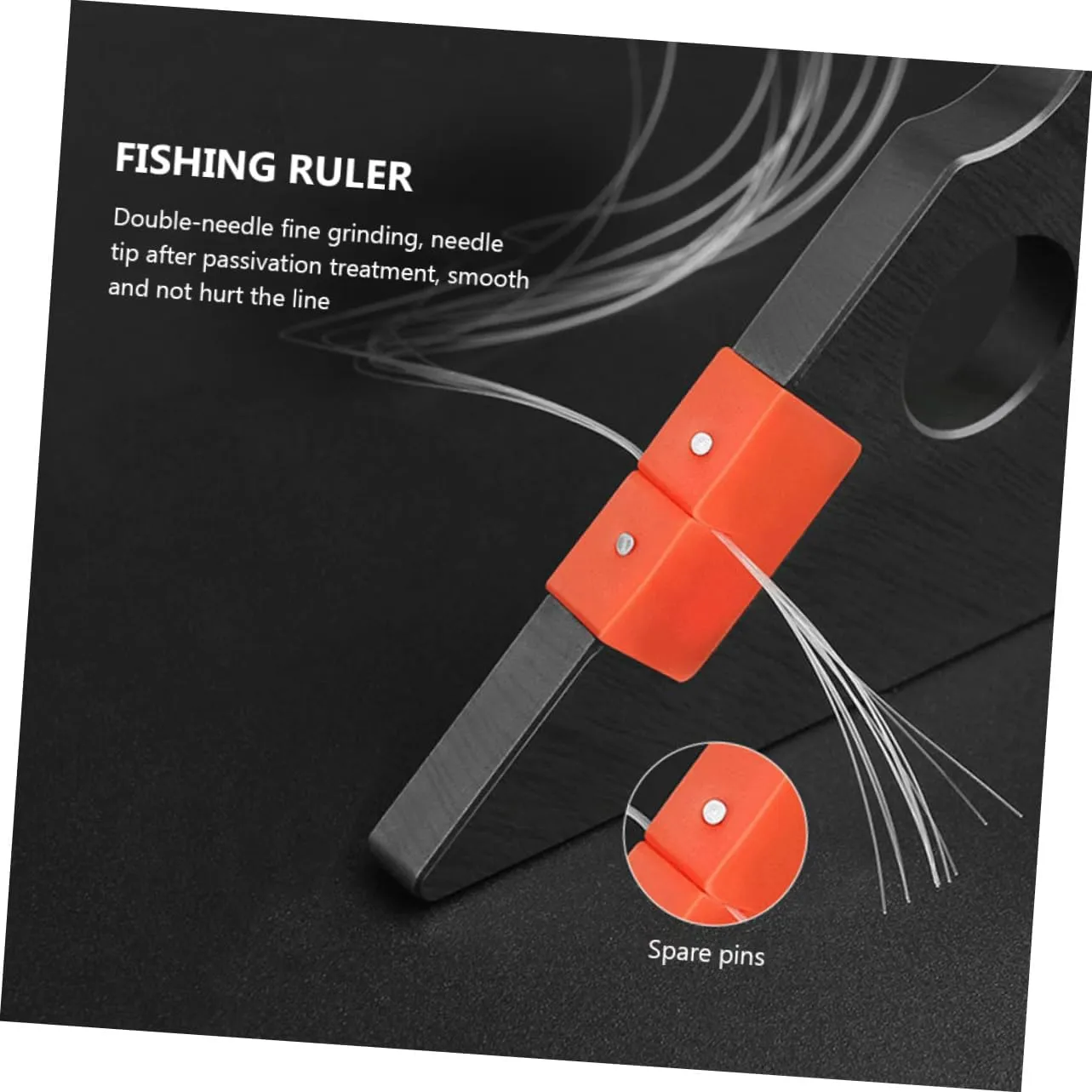3 Sets Hook Ruler Knot Tying Tool Portable Fishing Line Knotter for Quick Setup