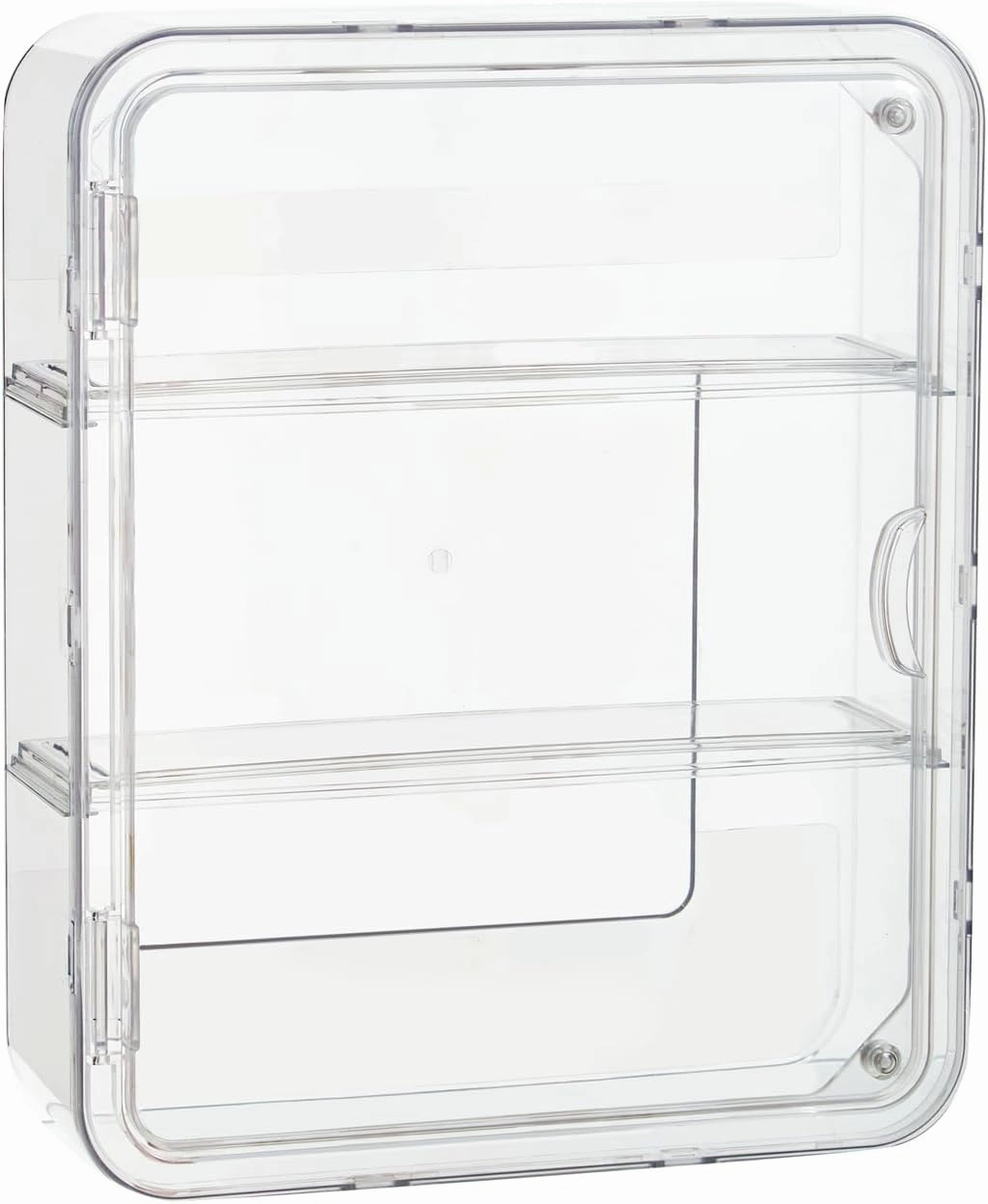 3 Tiers Clear Display Case for Figures, Acrylic Storage Organizers Box with Magnetic Door, Wall-Mounted Dustproof Showcase for Collectibles Action Figure