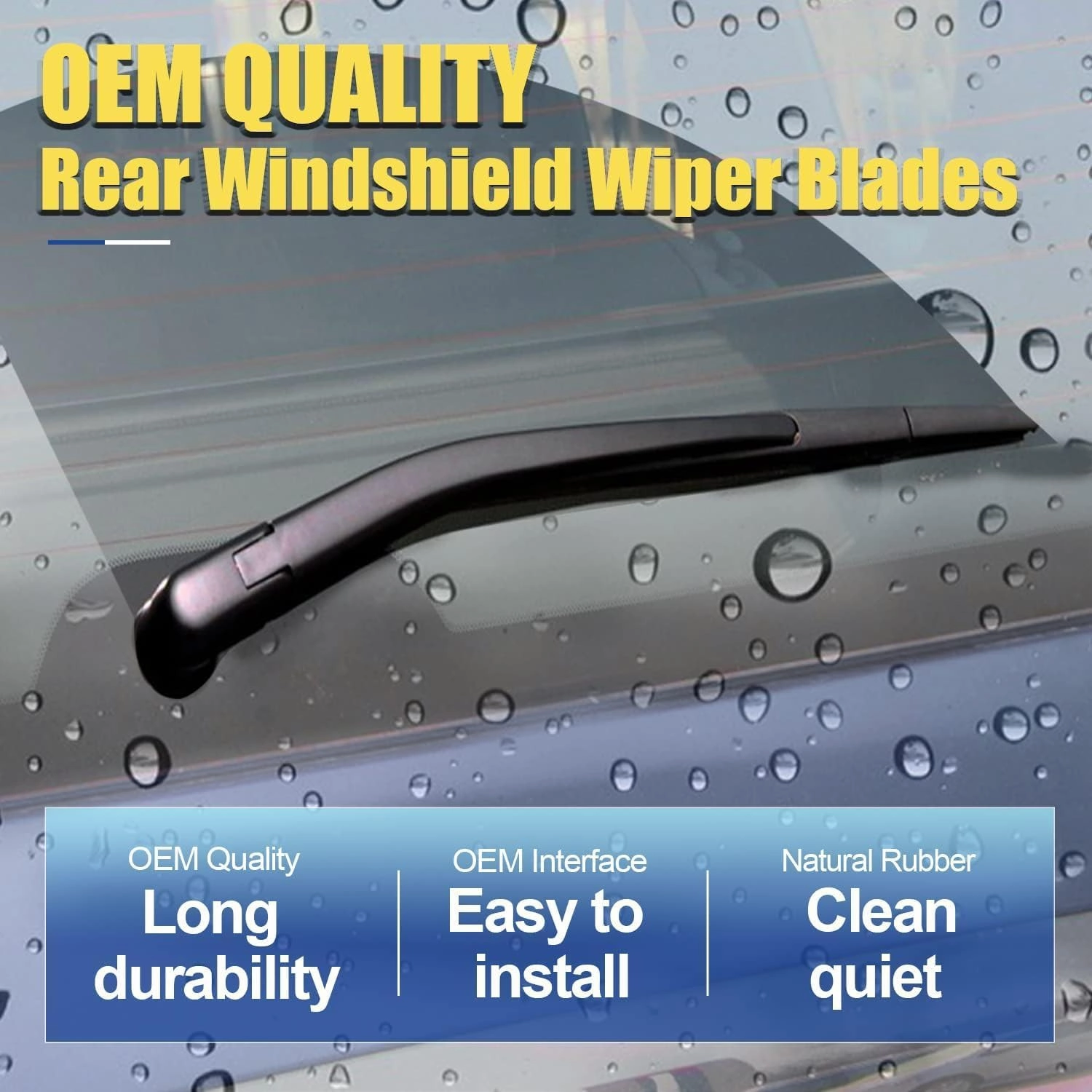 3 wipers Replacement for Acura RDX 2019 2020 2021 Original Equipment Windshield Wiper Blades Set 26" 18" 12" (Set of 3) U/J HOOK