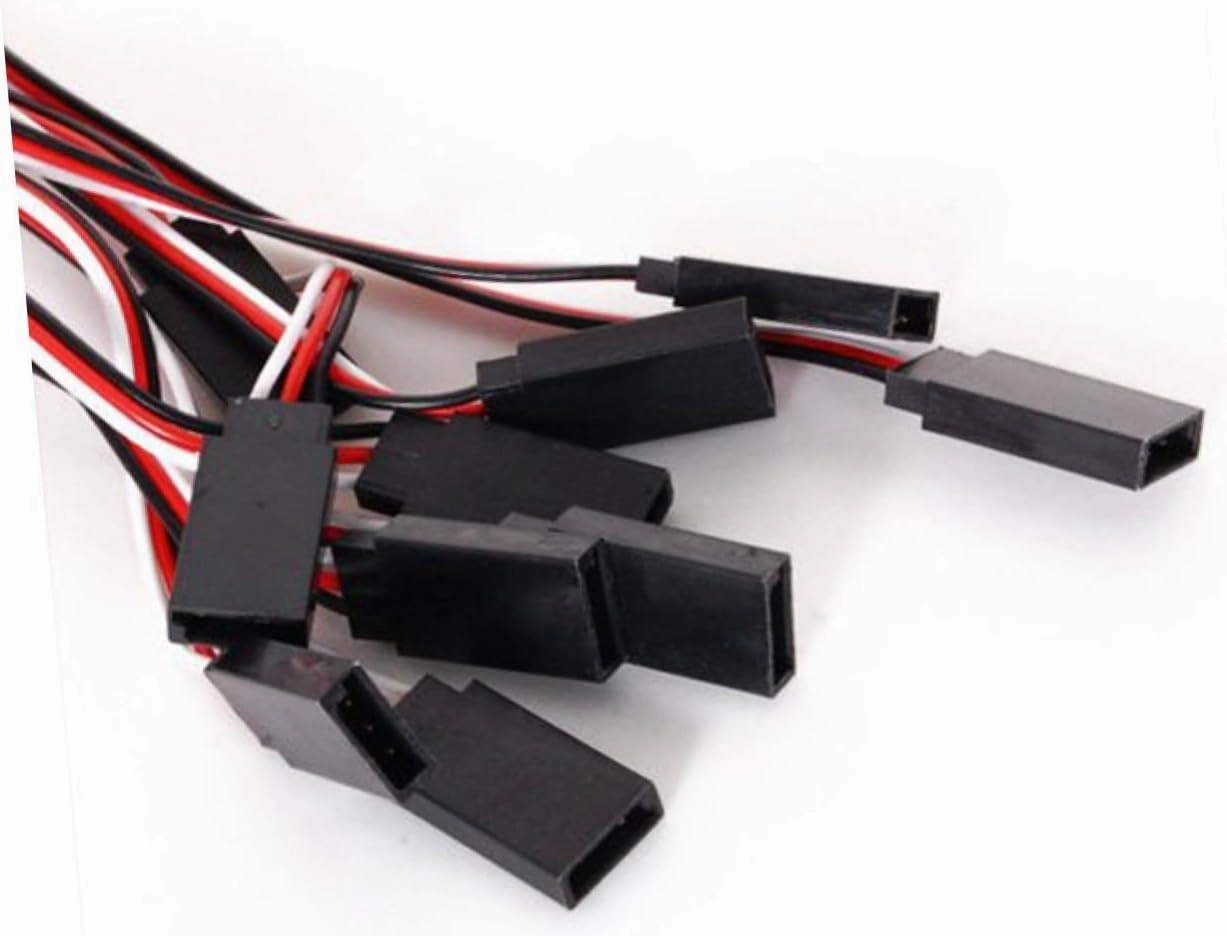 3pcs Pin Male to Female Extension Cable Jumper Wires for Models Planes and Helicopters for Receiver Connections