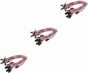 3pcs Pin Male to Female Extension Cable Jumper Wires for Models Planes and Helicopters for Receiver Connections