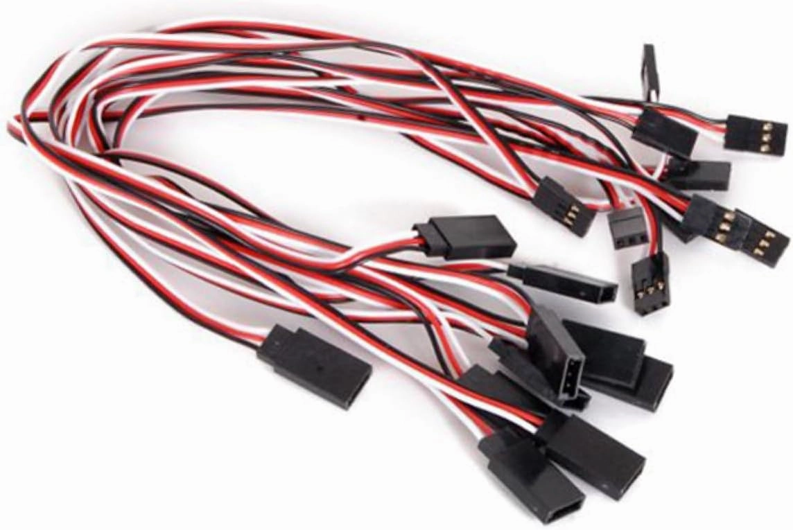 3pcs Pin Male to Female Extension Cable Jumper Wires for Models Planes and Helicopters for Receiver Connections