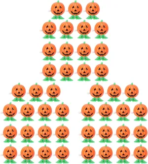 45pcs Halloween Wind-up Pumpkin Toys Clockwork Playthings Fun Boys and Girls Toys for Parties Lightweight Playthings for Indoor Decoration