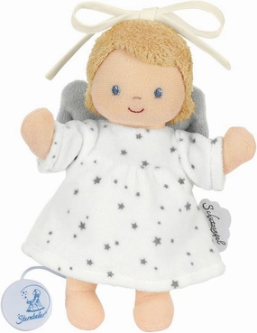6002197 Musical Box Small Guardian Angel Ecru