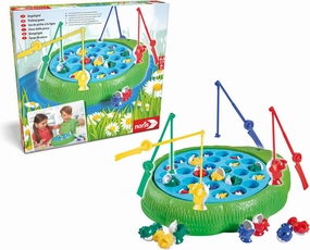 606066956 Fishing Game, Who First Fished All The Fish of His Colour Wins, for Children from 3 Years, Colourful