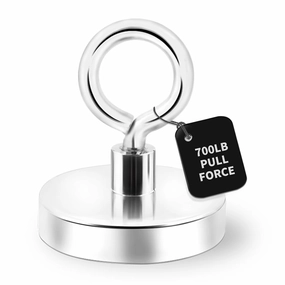 700 lbs(317 KG) Pulling Strong Neodymium N52 Fishing Magnets,High Power Magnet with Handle,Magnet Heavy Duty 3 Inch Magnets for Retrieving in River and Magnetic Fishing