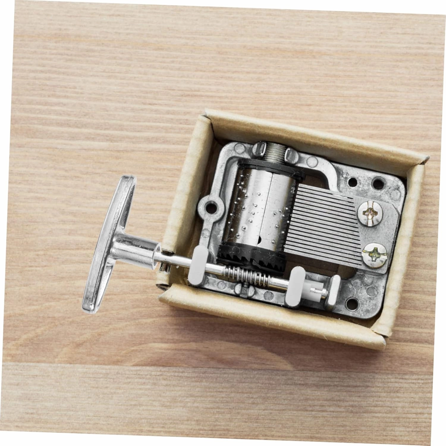 8pcs Music Box Winding Keys T Shape Bar Replacement for Jewelry Crafts Lightweight Metal Winder Parts Easy to Install for DIY Projects Music Box Lovers