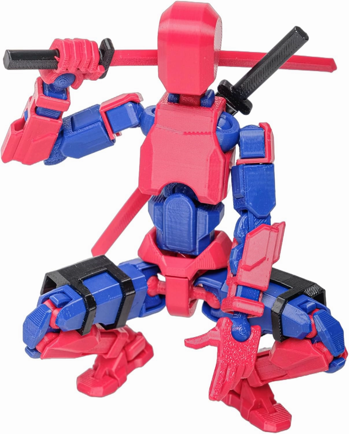 (Assembly Completed Dummy 20 Action Figure, 8.1 inches, Strong Magnetic Accessories, 8 Types of Weapons 3D Printed Robot Multi-Jointed Movable, Spider Ninja Series (Spider)