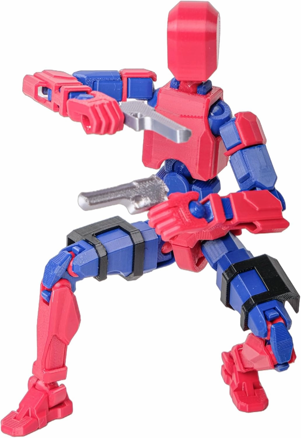(Assembly Completed Dummy 20 Action Figure, 8.1 inches, Strong Magnetic Accessories, 8 Types of Weapons 3D Printed Robot Multi-Jointed Movable, Spider Ninja Series (Spider)