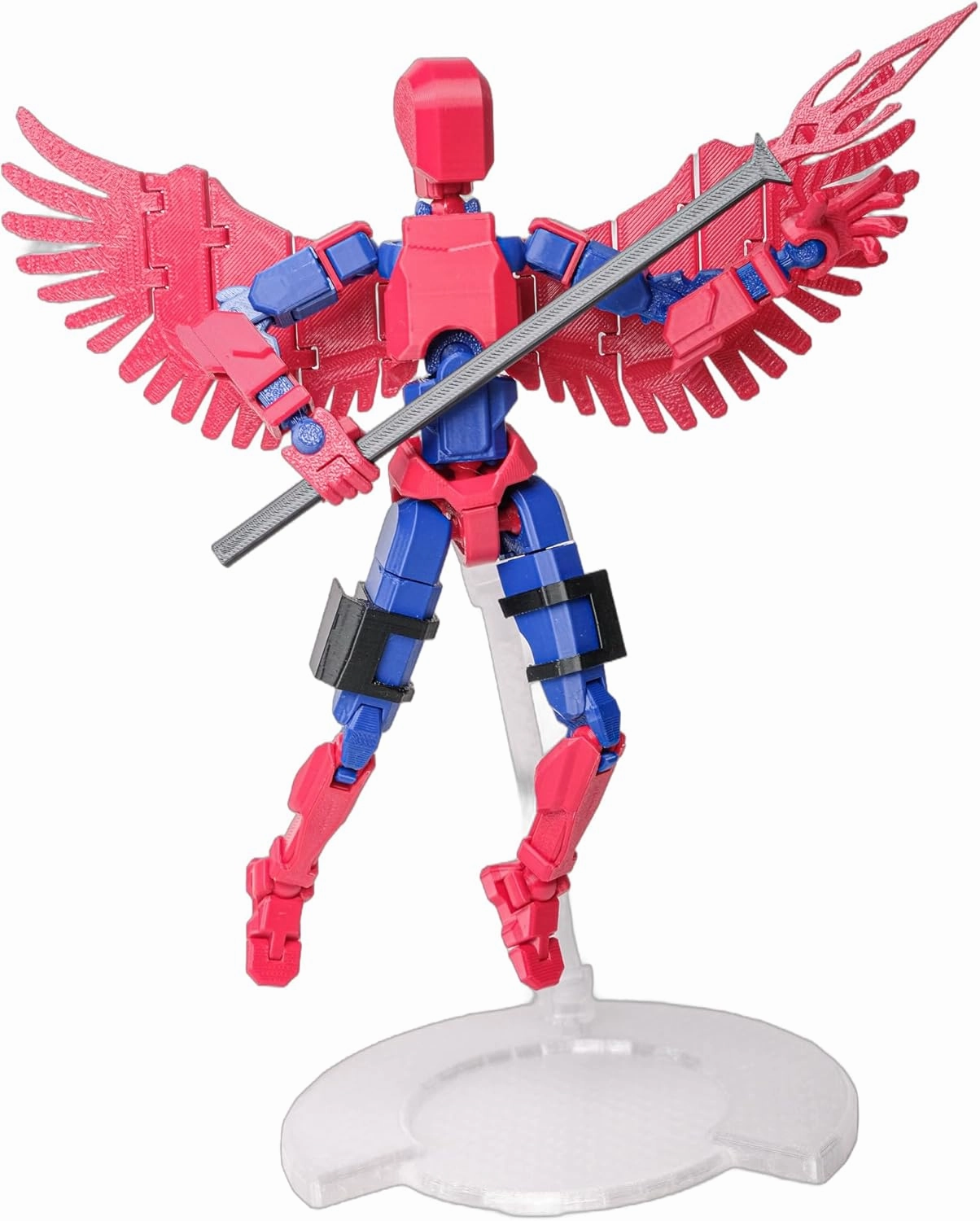 (Assembly Completed Dummy 20 Action Figure, 8.1 inches, Strong Magnetic Accessories, 8 Types of Weapons 3D Printed Robot Multi-Jointed Movable, Spider Ninja Series (Spider)