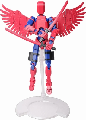(Assembly Completed Dummy 20 Action Figure, 8.1 inches, Strong Magnetic Accessories, 8 Types of Weapons 3D Printed Robot Multi-Jointed Movable, Spider Ninja Series (Spider)
