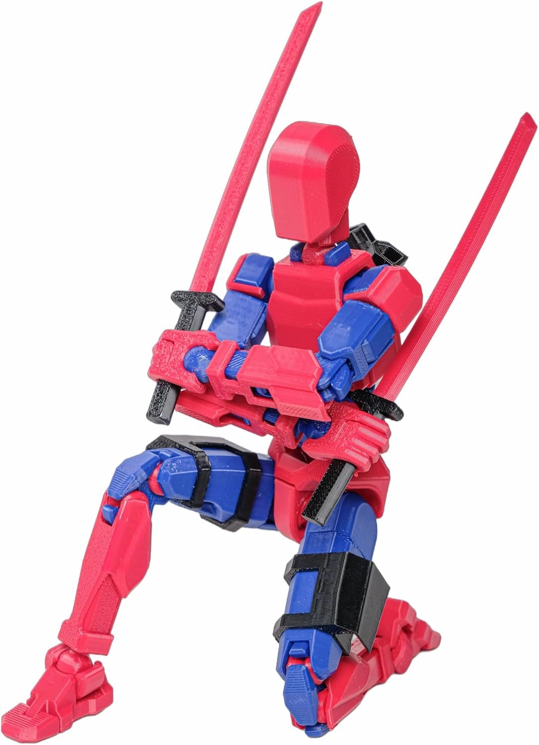 (Assembly Completed Dummy 20 Action Figure, 8.1 inches, Strong Magnetic Accessories, 8 Types of Weapons 3D Printed Robot Multi-Jointed Movable, Spider Ninja Series (Spider)