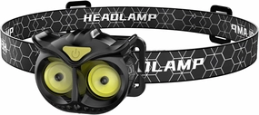 [Ellnis]【Hands-Free Fishing Lit】 COB lamp with【Sture Switch】& Red Lit Mode, IPX5 Waterproof Torch for Diving, Nit Hunting, Cave Exploion (Portable 87g)