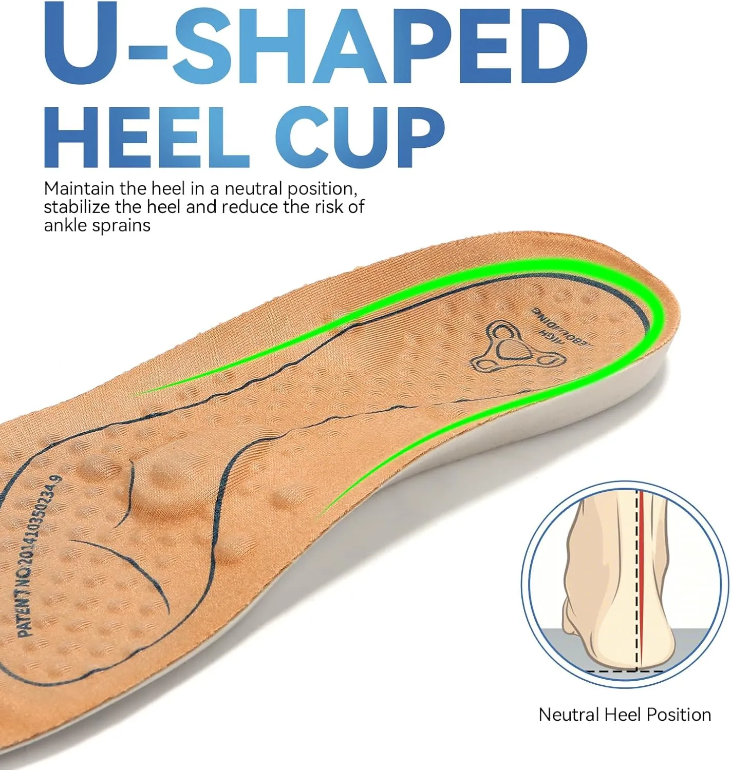 Acupressure Insoles for Women Men - Magnetic Massage Insoles,Soft Shoe Inserts with Arch Support,300  Pressure Points for All-Day Standing & Foot Fatigue Relief（High Elasticity,US 5）