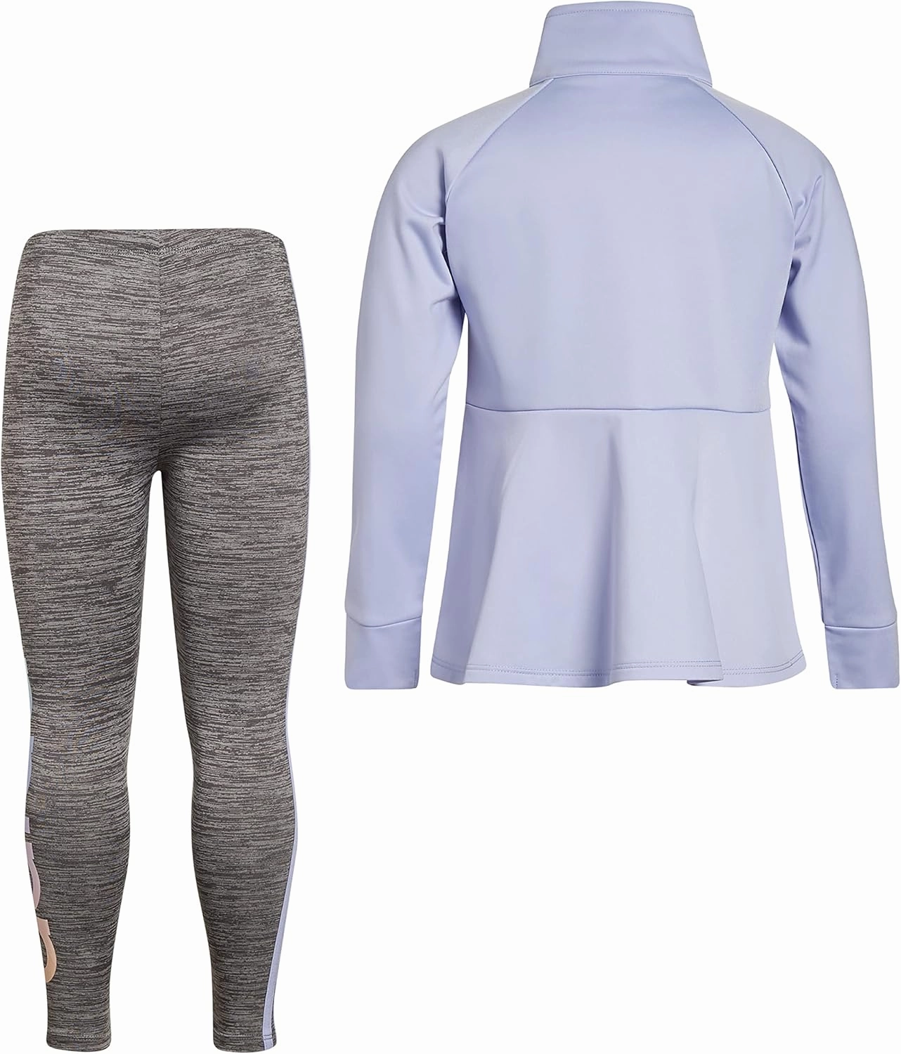 adidas Girl's Zip Front Classic Tricot Jacket and Joggers Set