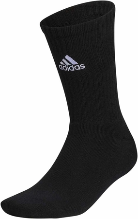 adidas Team 6-pack Crew Sock Black | White XL