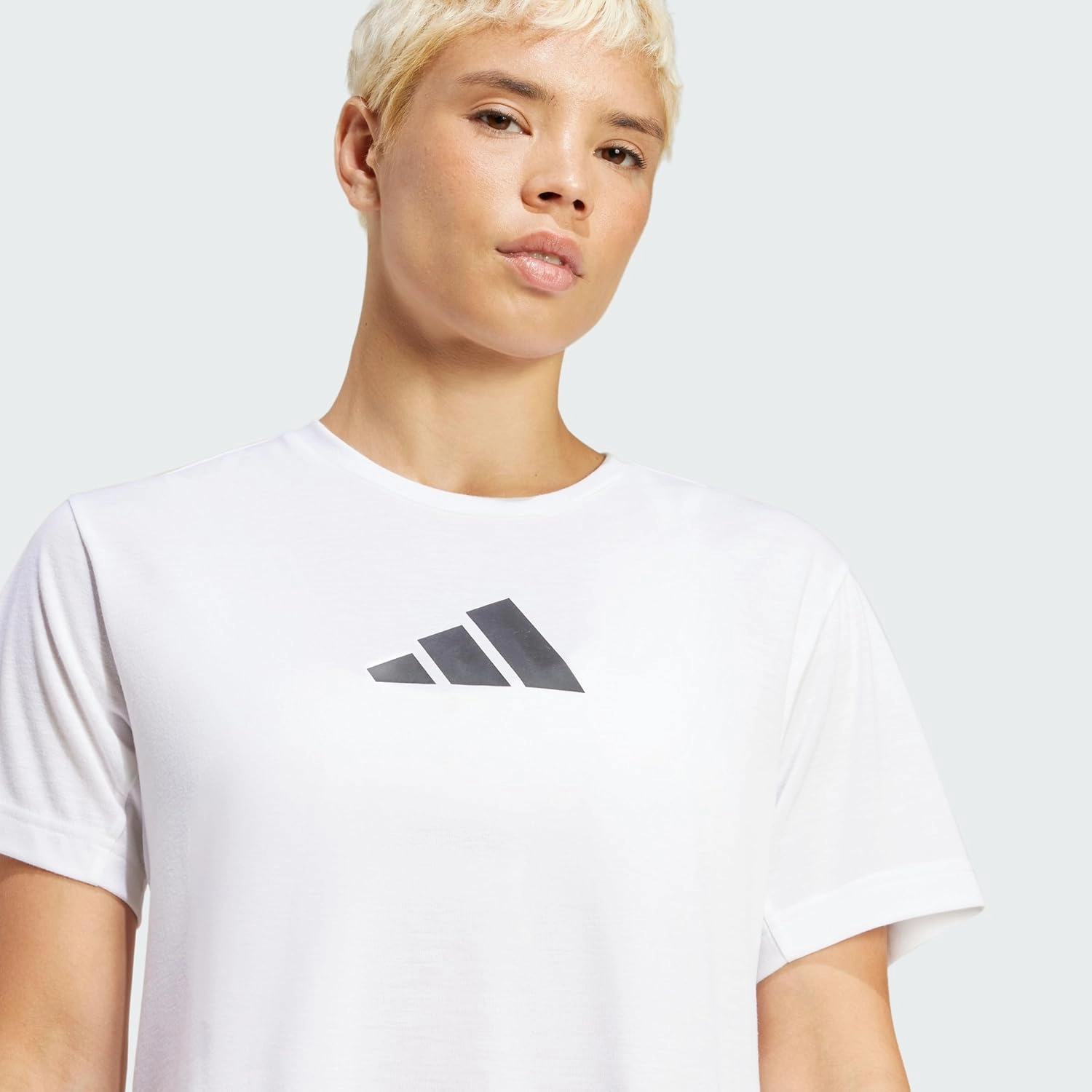 adidas Women's Train Essentials Big Performance Logo T-Shirt