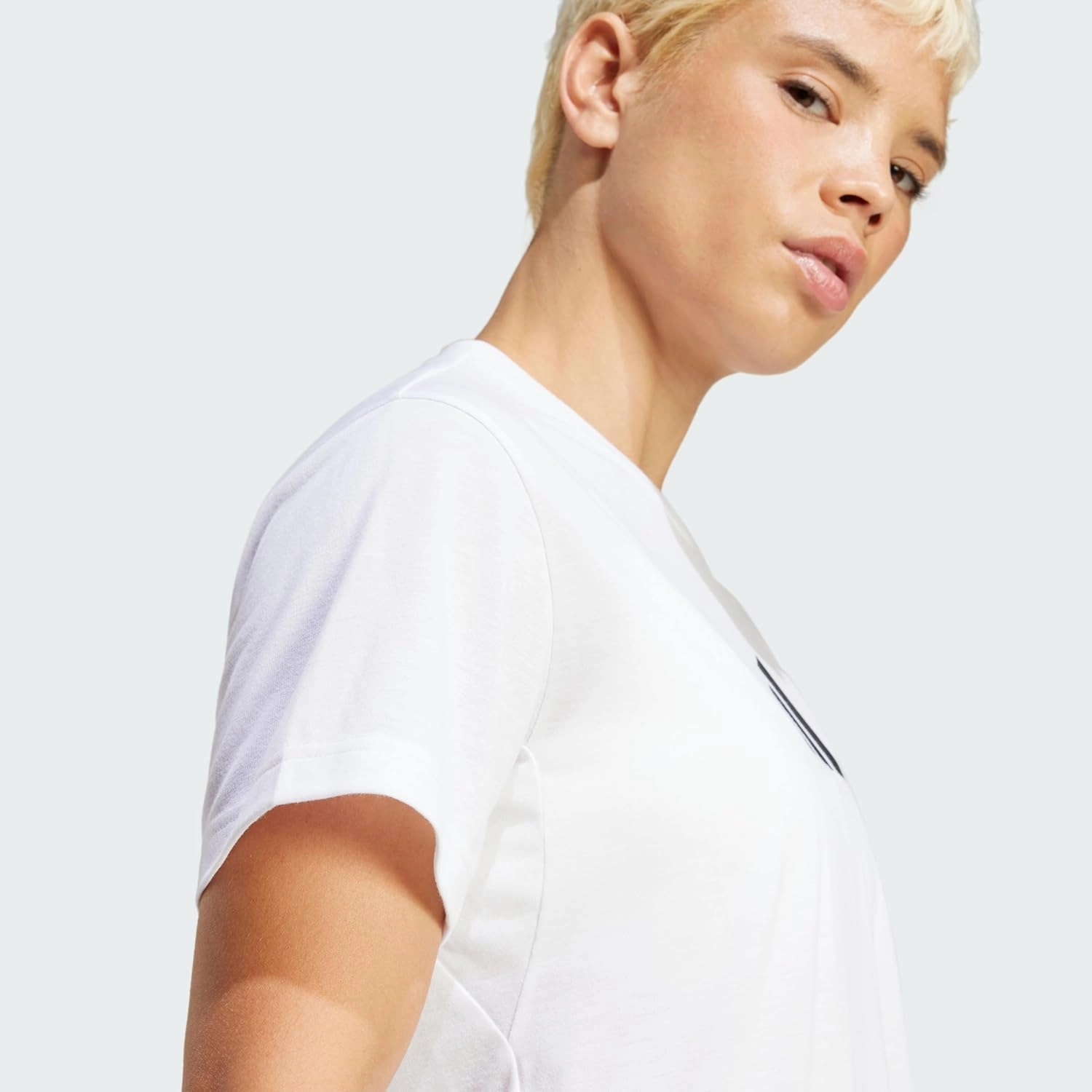 adidas Women's Train Essentials Big Performance Logo T-Shirt