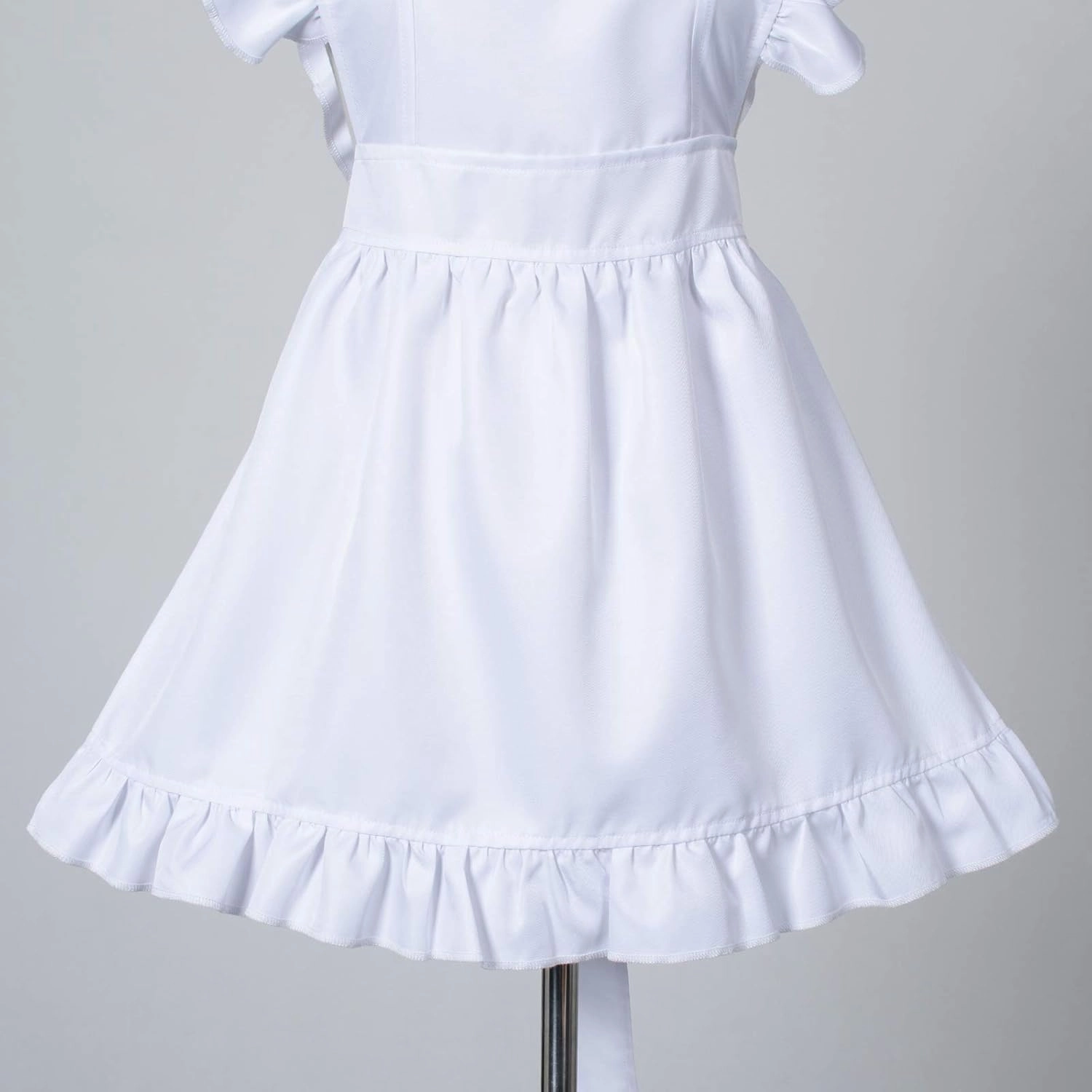 Adult Classic Fancy Cute White Retro Frilly Adorable Maid Waitress Aprons Vintage Costume Bow Headdress Set