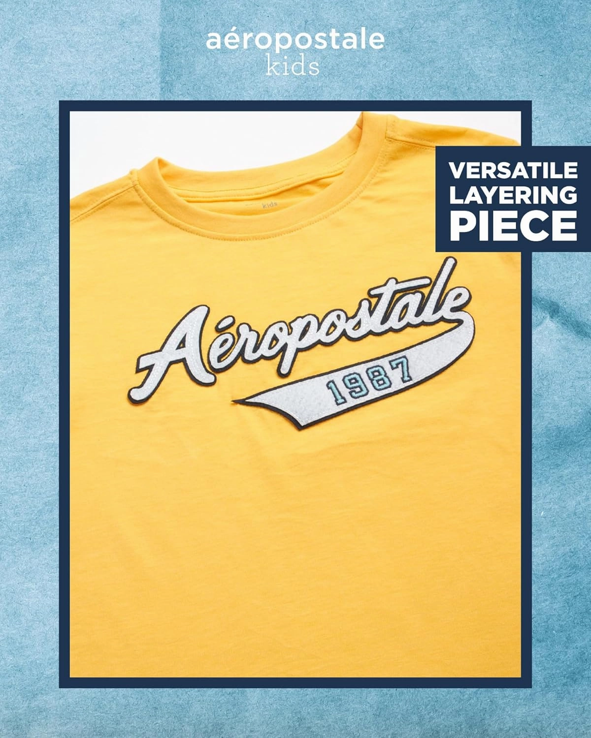 AEROPOSTALE Boys Zip Up Hoodie and Shirt Set - Kids Casual Hooded Sweatshirt and Short Sleeve T-Shirt for Boys (4-16)