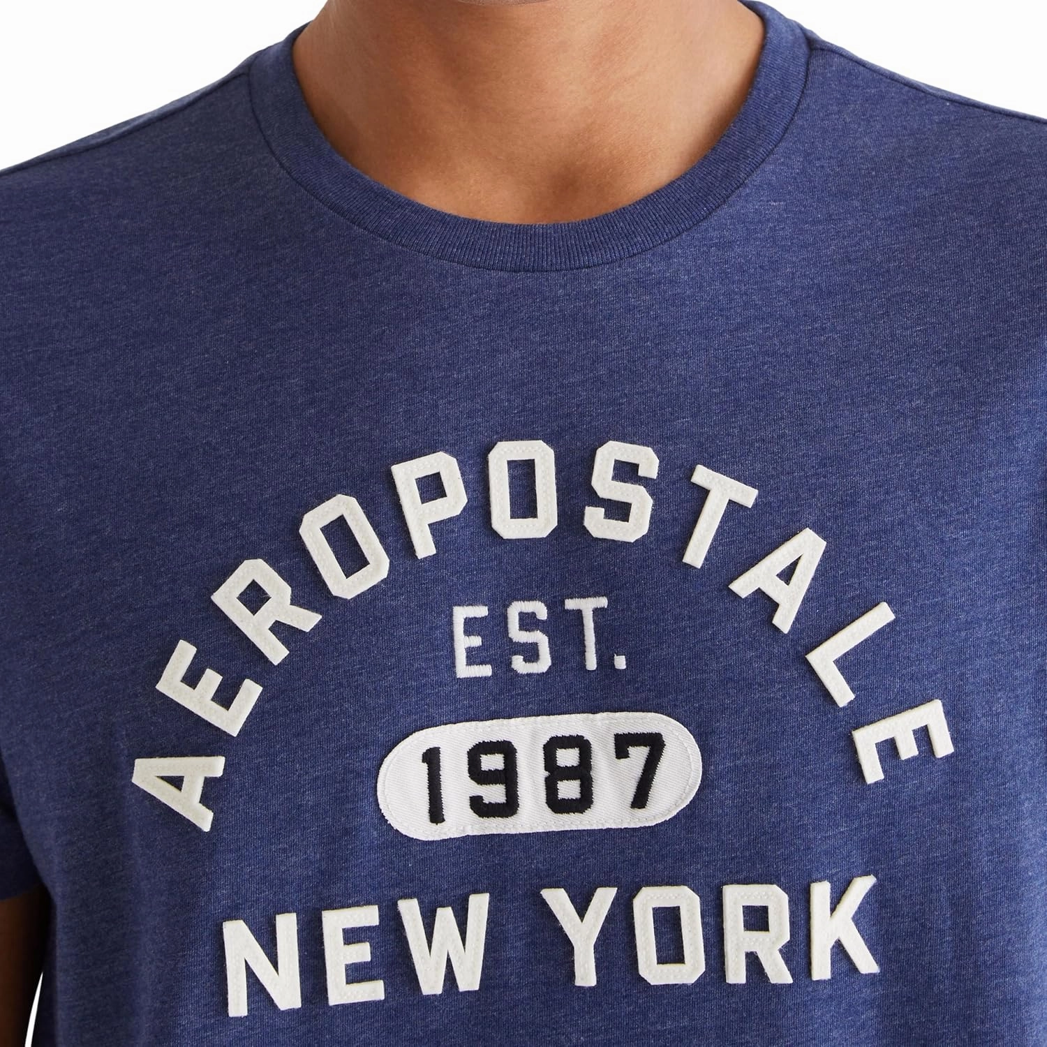 AEROPOSTALE Men's Arch Logo Short Sleeve Tee