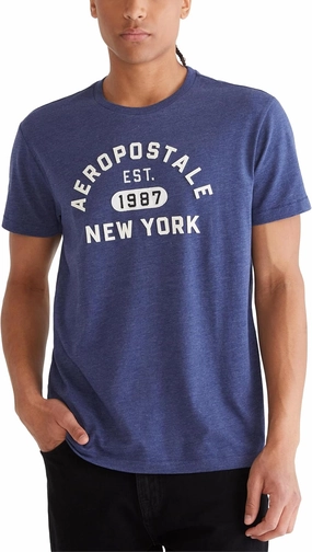 AEROPOSTALE Men's Arch Logo Short Sleeve Tee