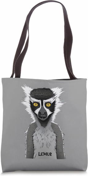 Aesthetic Lemur Tote Bag