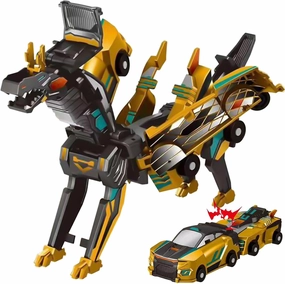 Aimery Dinosaur Transforming Car Toy, Magnetic Cars Transform into Dinosaurs,Fun - Collision Transformation Car Toys for Boys & Girls|Party Gift for Birthday, Christmas