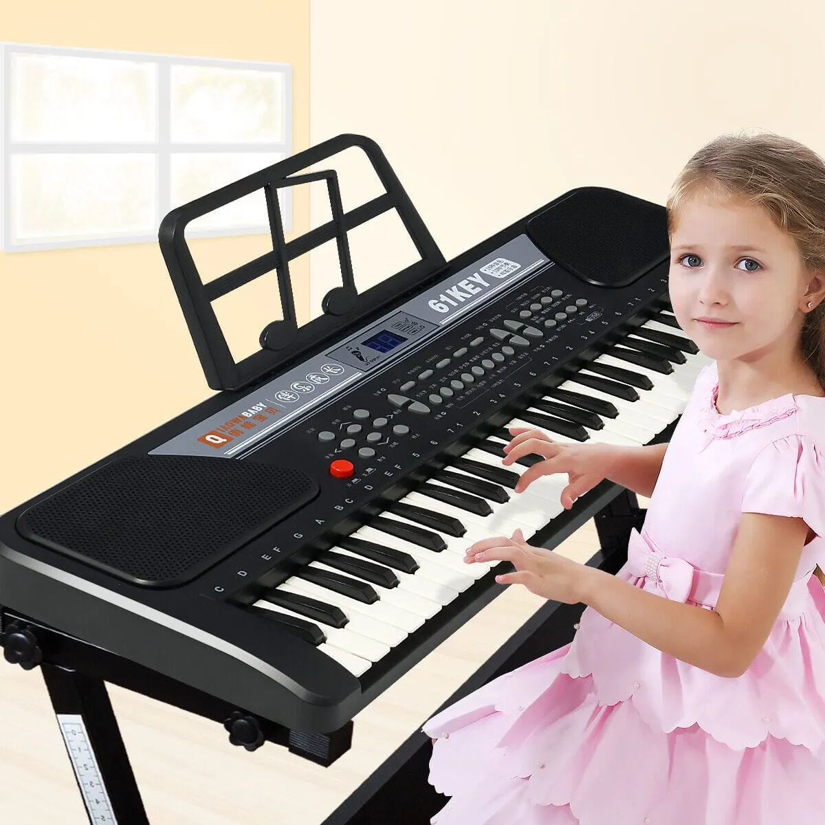 All Star Beginner Kids Play Learning Piano With Stand