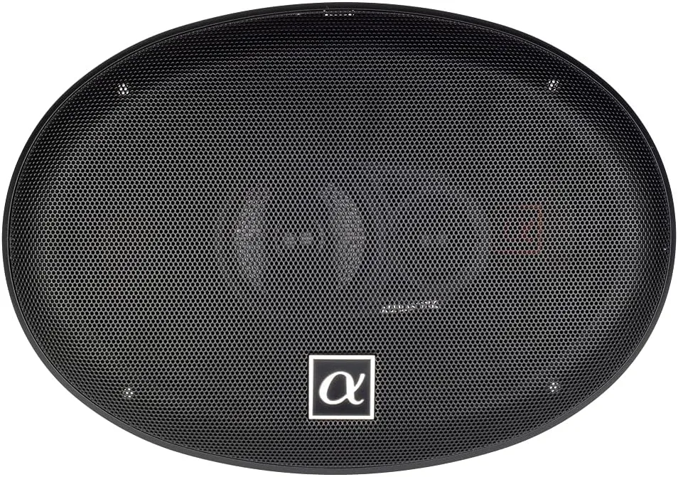Alphasonik 1 Pair of NS693 Neuron Series 6x9 (420 Watts Max for The Pair) 210 Watts Max Per Speaker 3-Way Full-Range Car Audio Speaker with PEI Dome Tweeter Polypropylene Cone Grilles Included