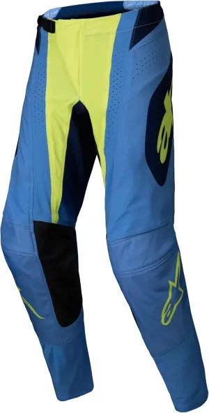 Alpinestars 3720325-557-32: Techstar Melt Pants Yellow Fluo/Blue 32