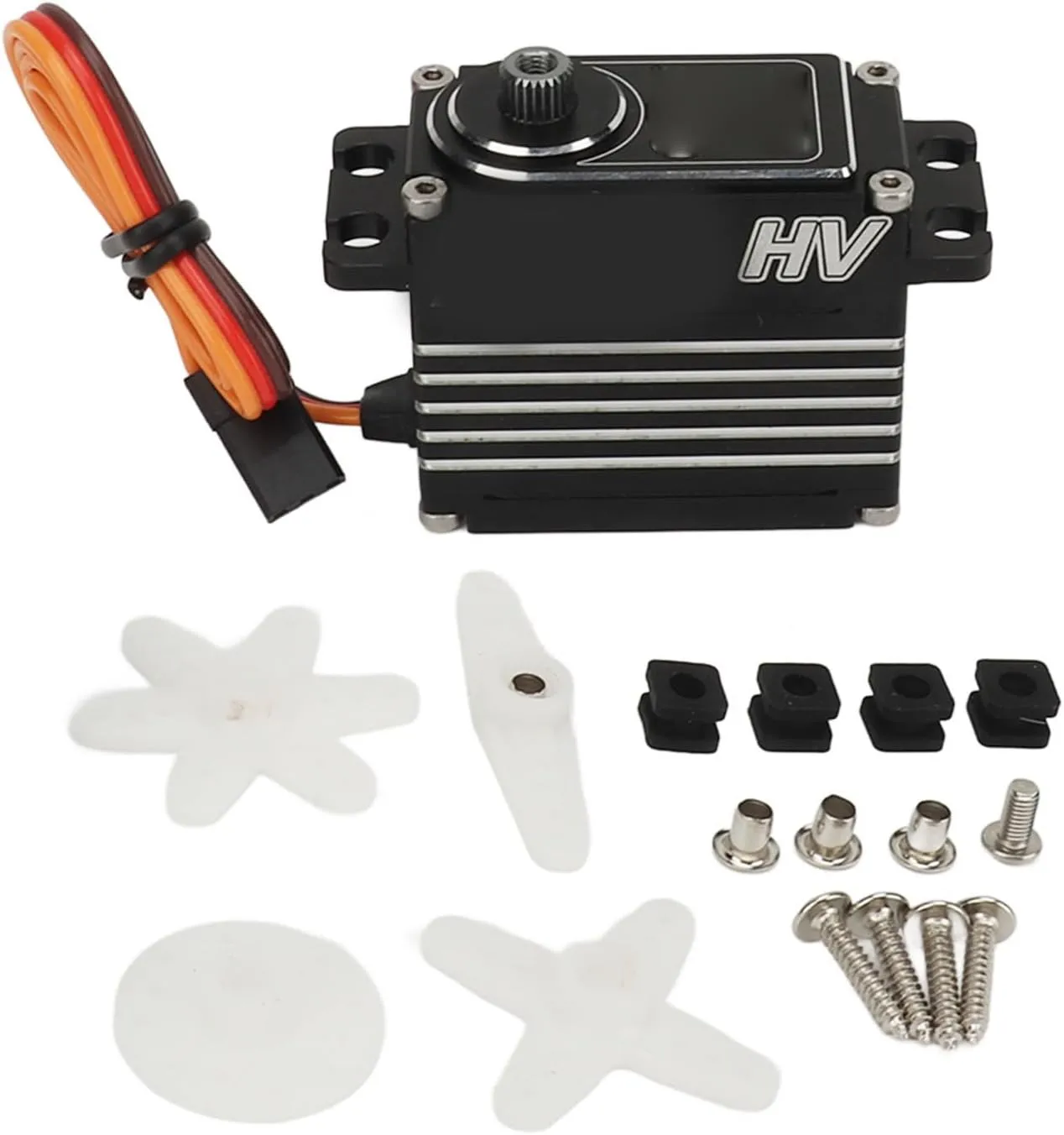 Aluminum Alloy Brushless Steering Servo,High Torsion Steering Engine for RC Helicopter,Fixed Wing,Robot