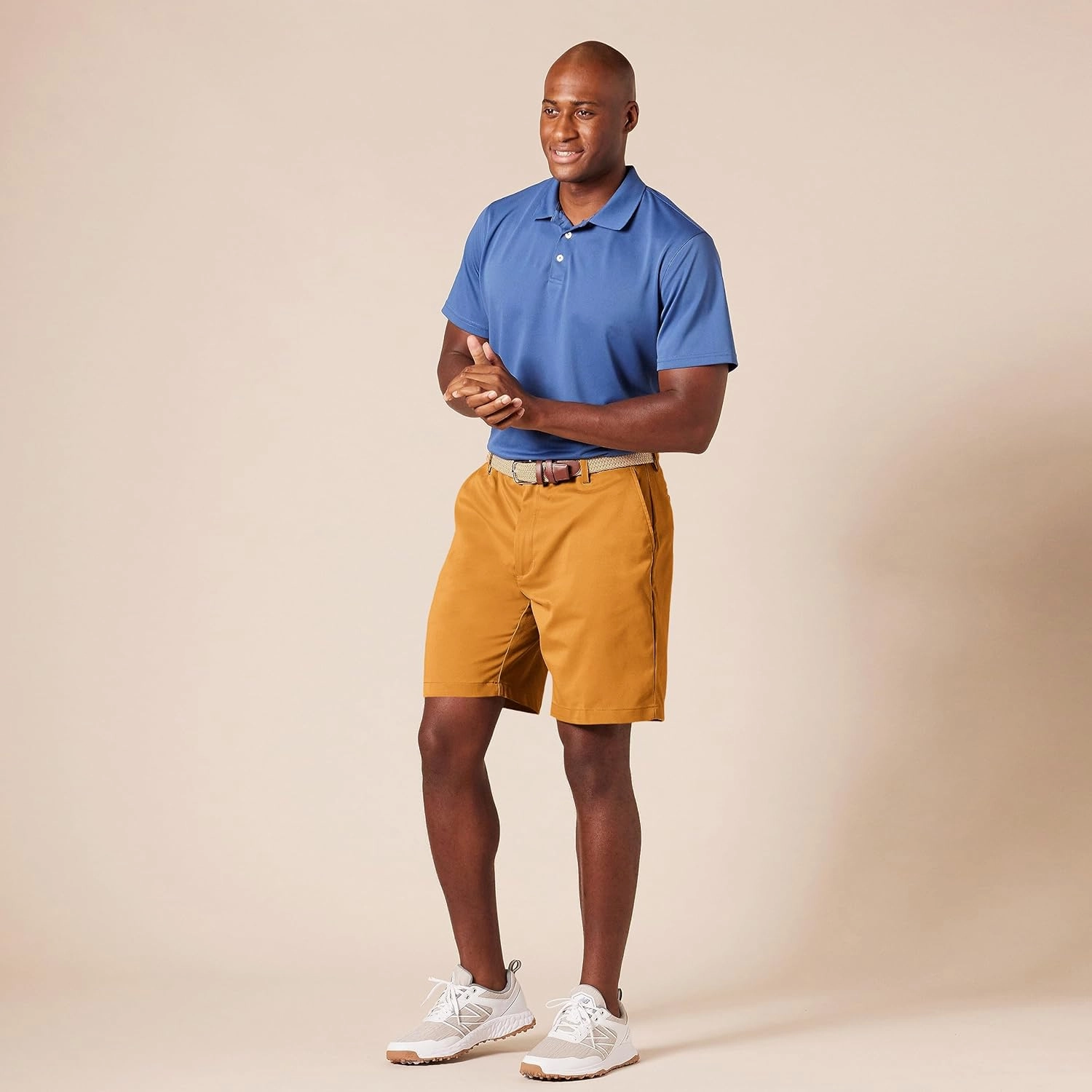 Amazon Essentials Men's Classic-Fit Stretch Golf Short (Available in Big & Tall)
