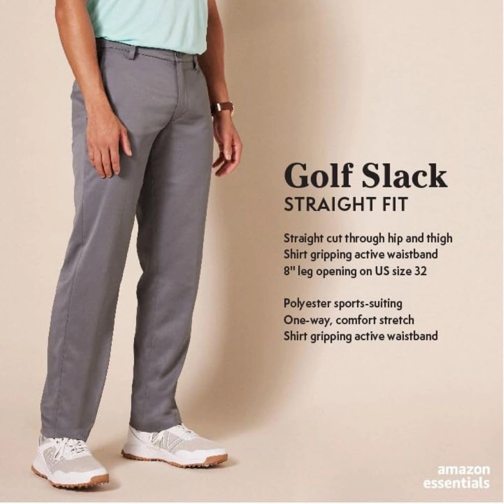 Amazon Essentials mens Straight-fit Stretch Golf Pant