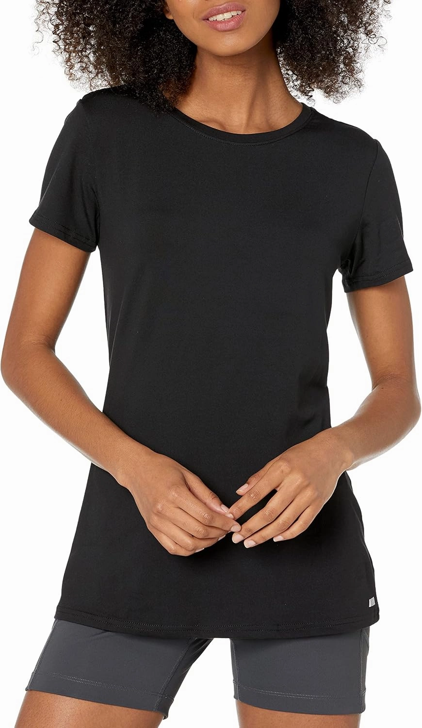 Amazon Essentials Women's Active Quick Dry Tech Stretch Short-Sleeve Crewneck T-Shirt (Available in Plus Size), Multipacks