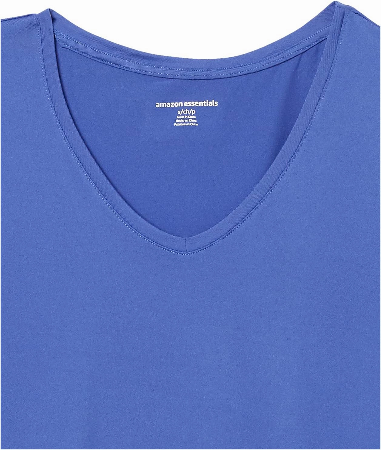 Amazon Essentials Women's Active Quick Dry Tech Stretch Short-Sleeve V-Neck T-Shirt (Available in Plus Size), Pack of 2