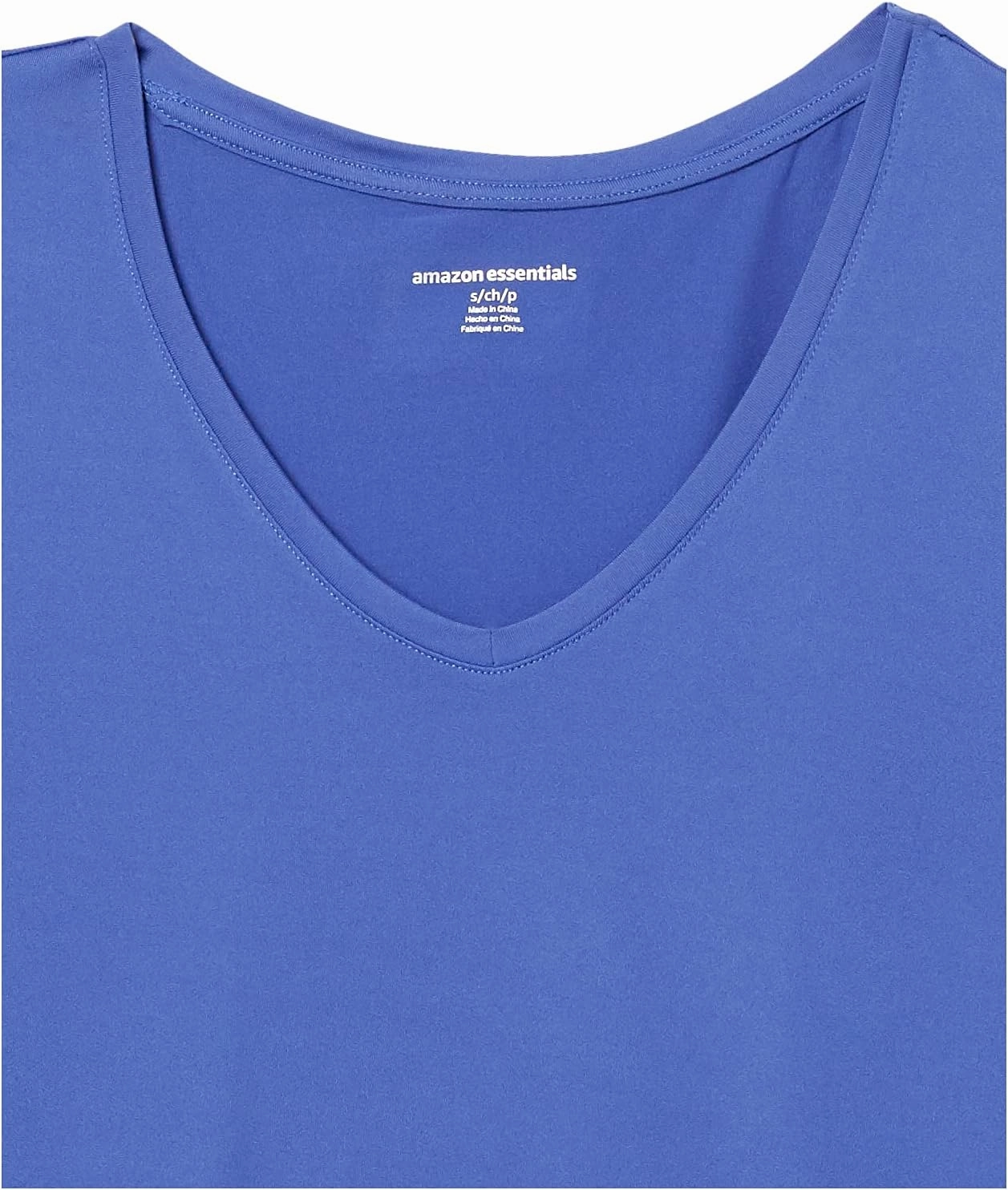 Amazon Essentials Women's Active Quick Dry Tech Stretch Short-Sleeve V-Neck T-Shirt (Available in Plus Size), Pack of 2