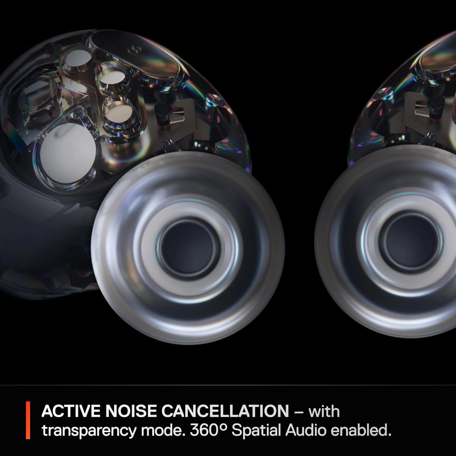 Arctis GameBuds for PlayStation/PC/Switch/Mobile — 2.4GHz   Bluetooth 5.3 Earbuds — Active Noise Cancelling — Mobile App Sound Presets — Water Resistant IP55 — 40H Battery with Qi Charging Case