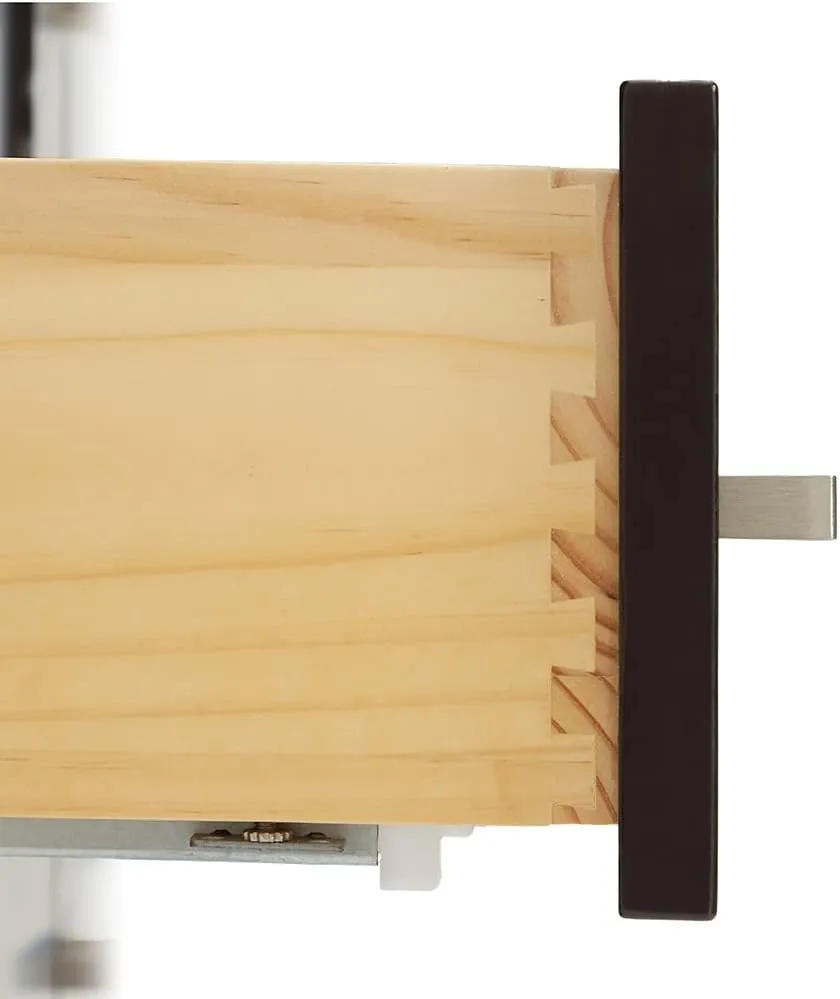 ARIEL 49" Espresso Bathroom Vanity with 1.5" Edge Italian Carrara Marble Countertop & Backsplash, Center Oval Sink, 2 Soft Closing Doors, 9 Full Extension Dovetail Drawers, Satin Brass